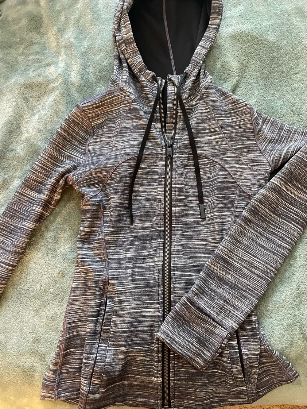 Lululemon Striped Hooded Zip Jacket - Women's